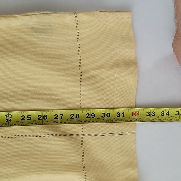 Nautica Men's Yellow 2 button Polo Shirt Size L - Picture 5 of 6